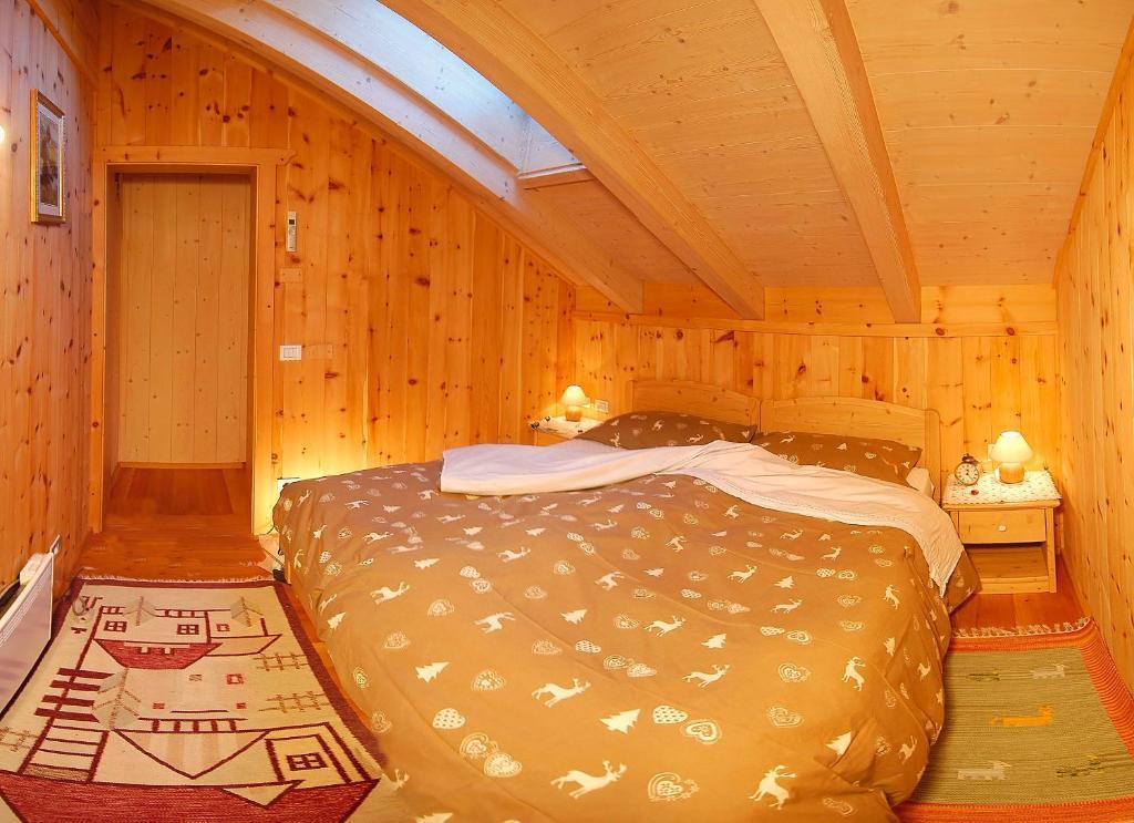 Aparthotel Camping Catinaccio Rosengarten Pozza di Fassa Zimmer foto