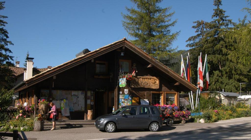 Aparthotel Camping Catinaccio Rosengarten Pozza di Fassa Exterior foto